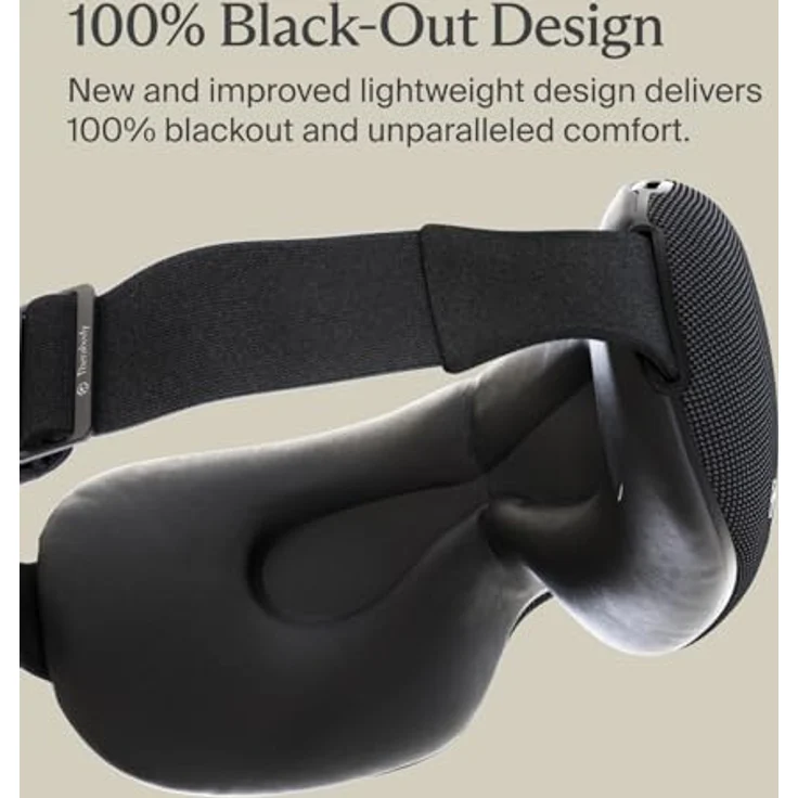 Therabody Gesichtsmassagegerät SmartGoggles 2.0, Augenmassage, Vibration, Massage, Wärme, lindert Kopfschmerzen, verbessert die Schlafqualität, App-Steuerung – Bild 4