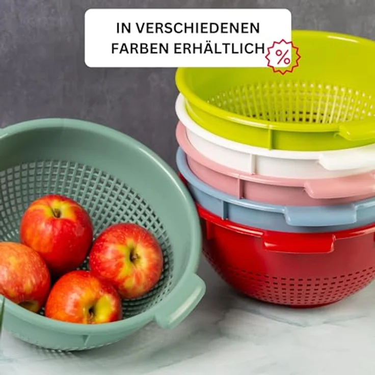 Westmark Salatseiher apfelgrün Ø 26 cm – Bild 8