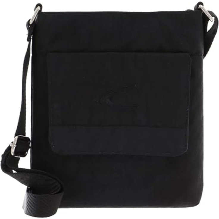 camel active Journey Umhängetasche, 19 cm, Nylon, Schwarz, mit Klettverschlussfach und Reißverschlussfach – Bild 1