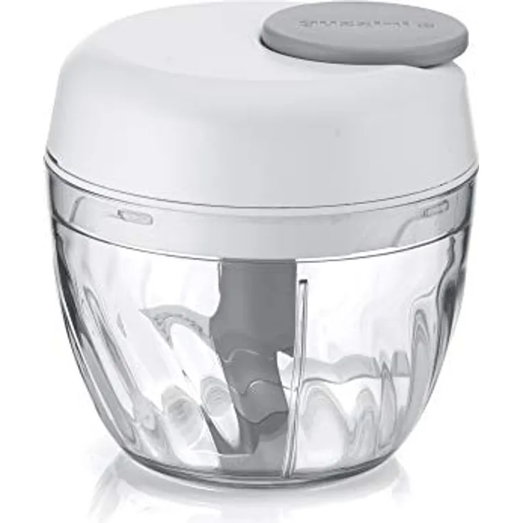 Guzzini - Kitchen Active Design, CHOP&STORE Manueller Müsezerkleinerer - Weiß, Ø 11,5 x h11 cm | 360 cc - 17060011
