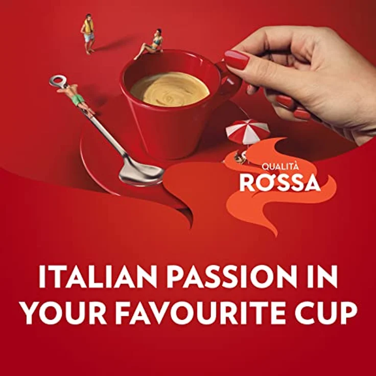 Lavazza Kaffeebohnen - Qualità Rossa - 1er Pack (1 x 1 kg) – Bild 2