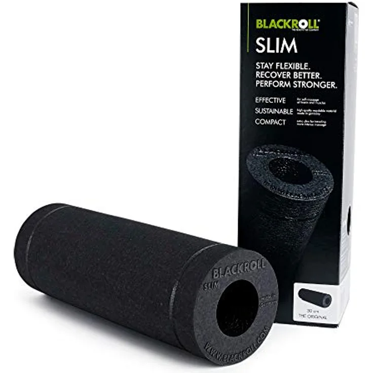 Blackroll Slim, Massagegerät für intensive Faszienmassage, handlich und kompakt