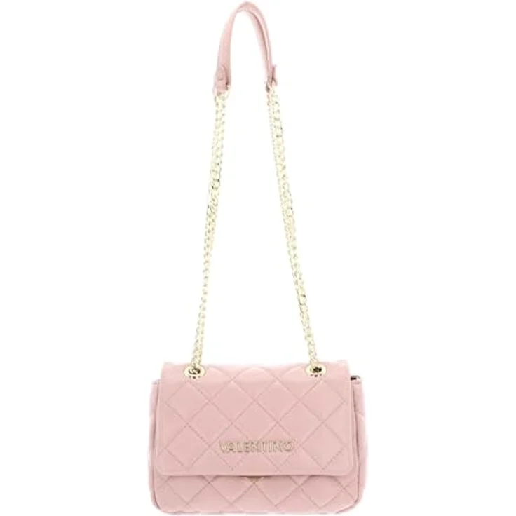 Valentino Ocarina Schultertasche 18.5 cm, elegante Umhängetasche mit Kunstlederpolstern, Blau – Bild 1