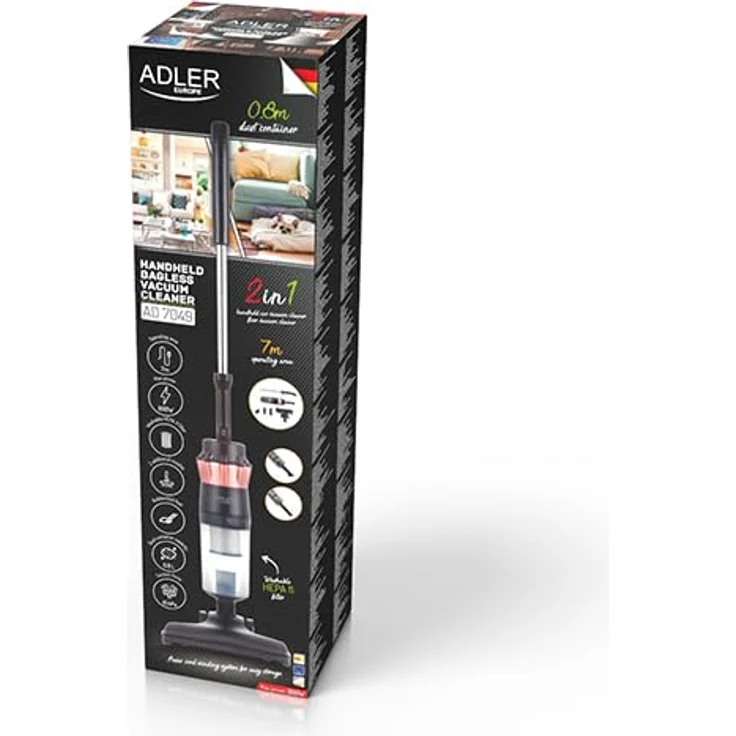 ADLER AD 7049, Staubsauger, Schwarz – Bild 8