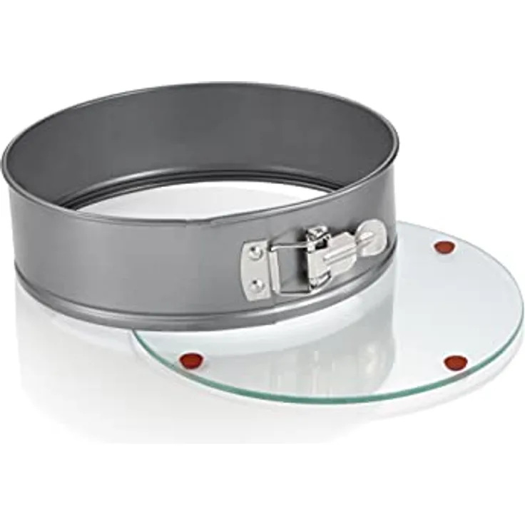 Tescoma Kuchenform Delicia Ø 24 cm, mit Boden aus Glas, Metall