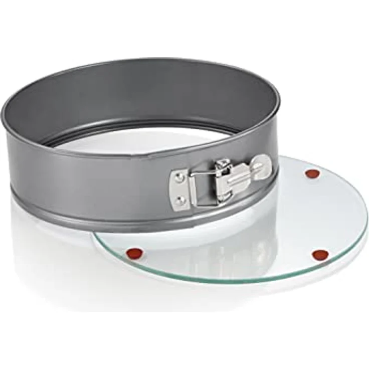 Tescoma Kuchenform Delicia Ø 24 cm, mit Boden aus Glas, Metall – Bild 1