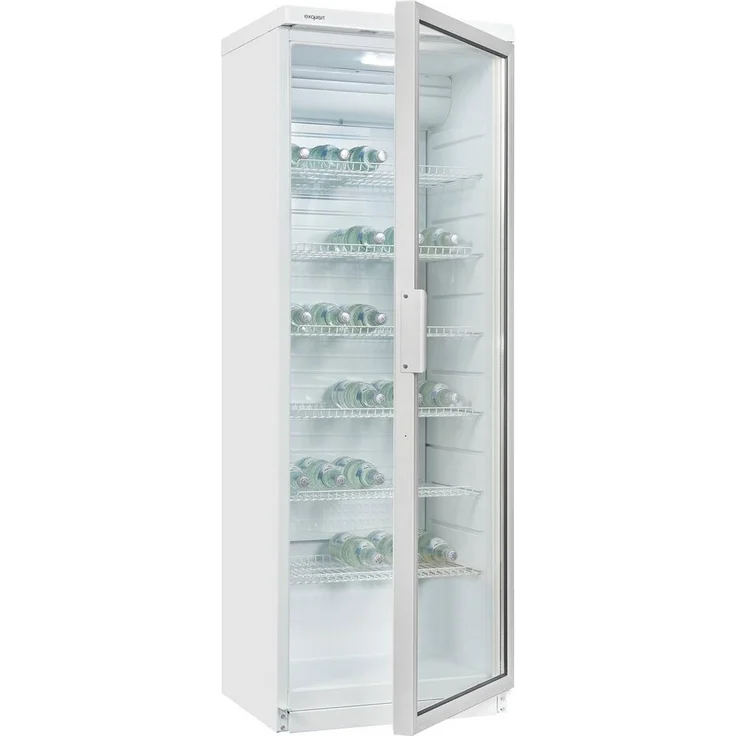 exquisit Getränkekühlschrank GKS350-1-GT-280D weiss, 320 L Volumen, LED – Bild 1