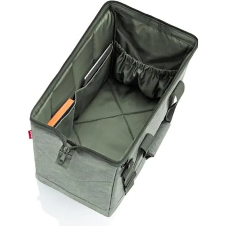 reisenthel Allrounder L twist, geräumige Handtasche im Arzttaschen-Stil, sage Grün – Bild 3