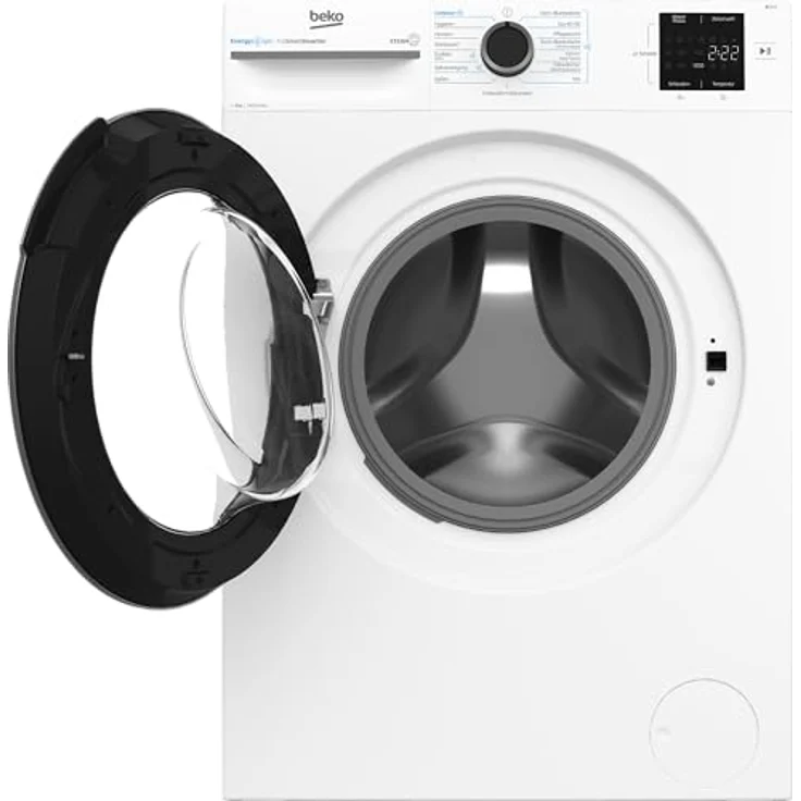 Beko BM3WFU4941W1, Waschmaschine mit 9 kg Füllmenge, Frontlader, 1400 U/min, SteamCure Dampffunktion, allergikergeeignet, Weiß – Bild 3