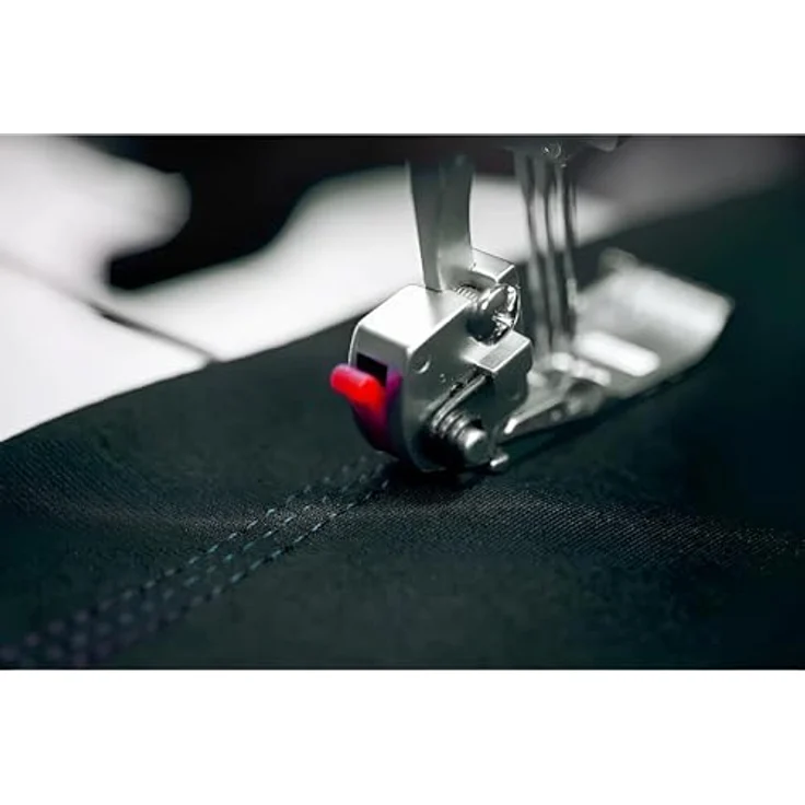 PFAFF admire air 6000, Overlock-Nähmaschine mit Electronic-One-Touch-Lufteinfädelung, 23 Stichen und großzügigem Nähbereich – Bild 4