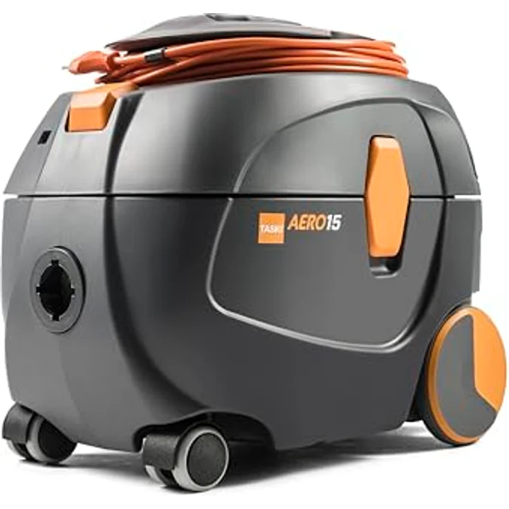 TASKI AERO 15, Kompakter Kesselsauger mit 585 Watt Leistung, leise (50 dBA), orange und grau, inkl. Zubehör – Bild 4