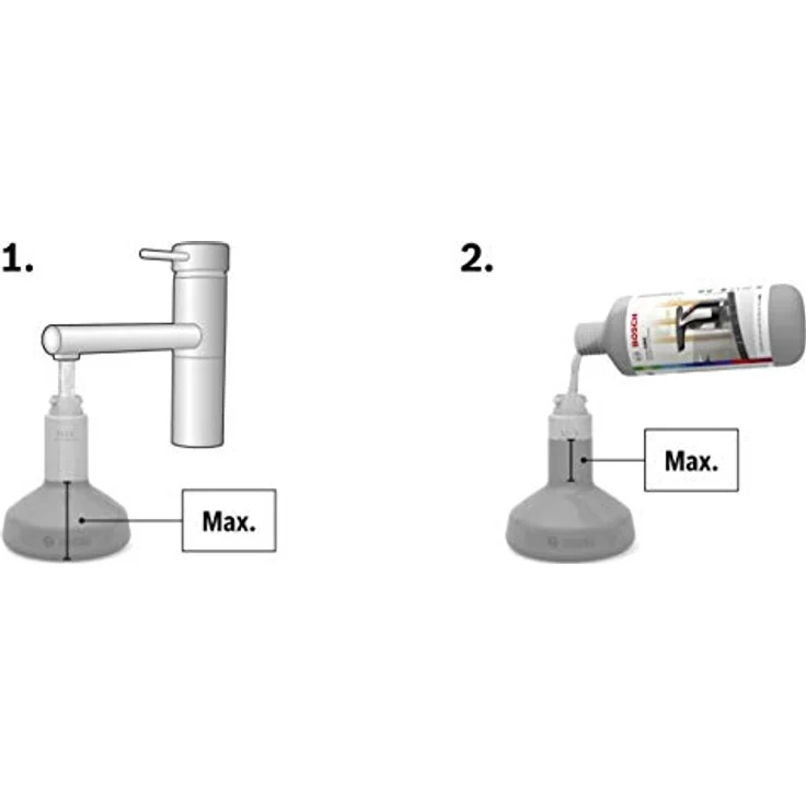 Bosch GlassVAC Reinigungsmittel, 500ml Konzentrat für Fenstersauger, ideal für Glas und nicht-poröse Oberflächen, streak-free Ergebnis – Bild 4