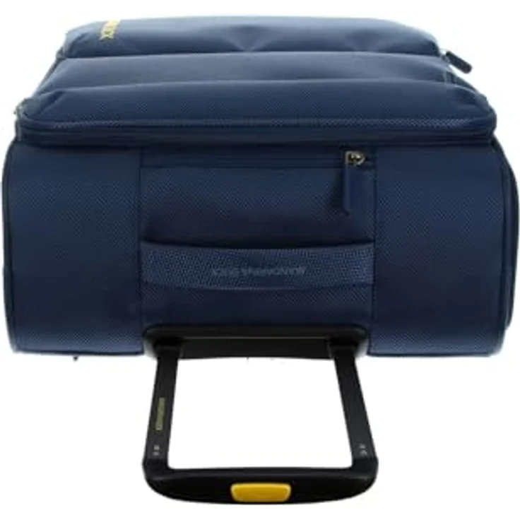 Mandarina Duck Zephyr Trolley Cabin, Koffer aus 3D-Effekt-Stoff, leicht und praktisch, blau – Bild 5