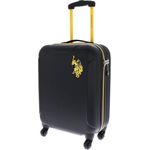 U.S. Polo, Koffer, Newleader 4 Rollen Kabinentrolley 55.5 cm, Schwarz (46 l, S) - Robuster ABS Trolley mit durchdachten Innenfunktionen - Preisvergleich