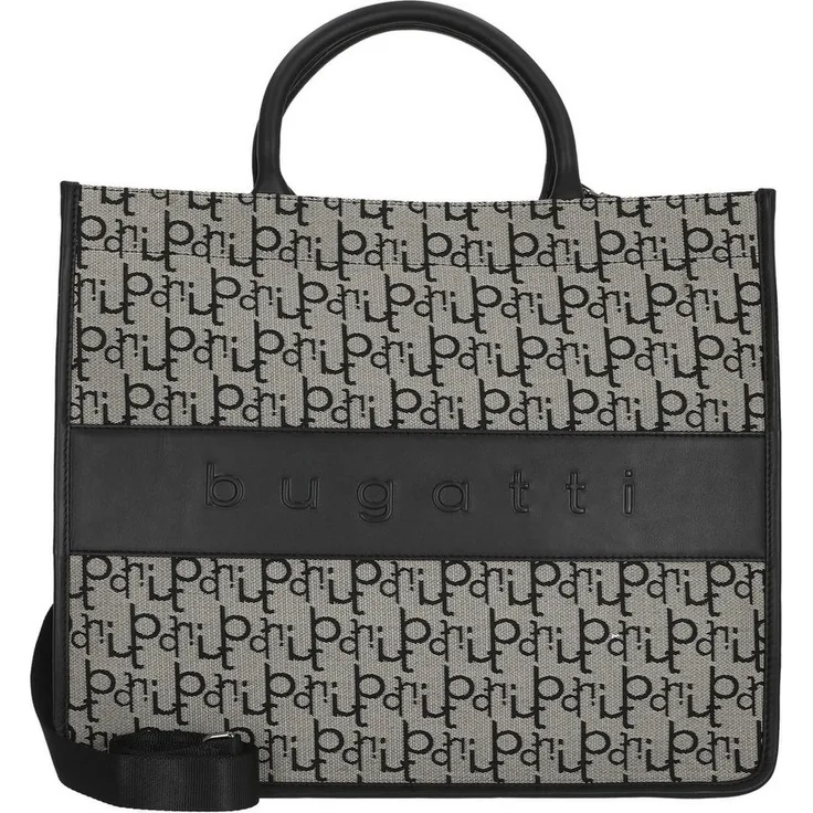 bugatti Shopper Elea - Shopper 41 cm (black) - Geräumiger Shopper mit 21 Litern Volumen und elegantem Design