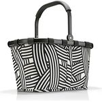 reisenthel carrybag Frame Zebra – Stabiler Einkaufskorb mit viel Stauraum und praktischer Innentasche – Elegantes und wasserabweisendes Design
