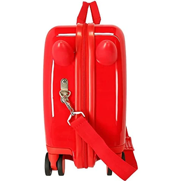 Disney Mickey Enjoy the Day Kinder-Koffer Rot 50x38x20 cms Hartschalen ABS Kombinationsschloss 34L 2,1Kgs 4 Räder Handgepäck – Bild 4