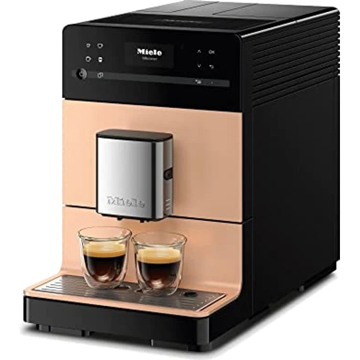 Miele CM 5510 Silence Kaffeevollautomat OneTouch for Two, autom. Spülprogramme, einfache Reinigung, entnehmbare Brüheinheit, Genießerprofile, Heißwasserauslauf, rosegold – Bild 3