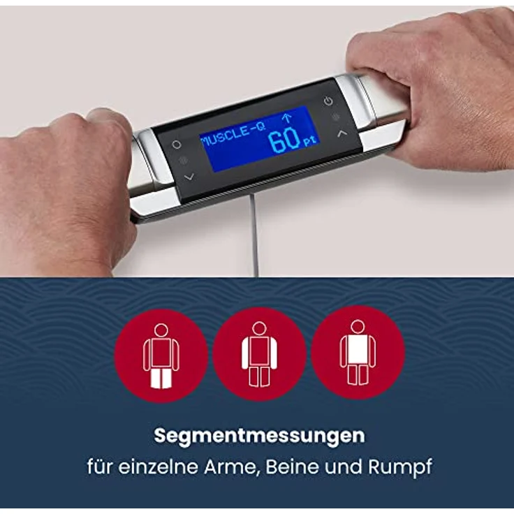 Tanita Segmentale Körperfettwaage mit BIA-Technologie - 16 Messungen - Bluetooth und App-Synchronisierung - 8 Elektroden und 4 Benutzerprofile (RD-545HR) – Bild 4