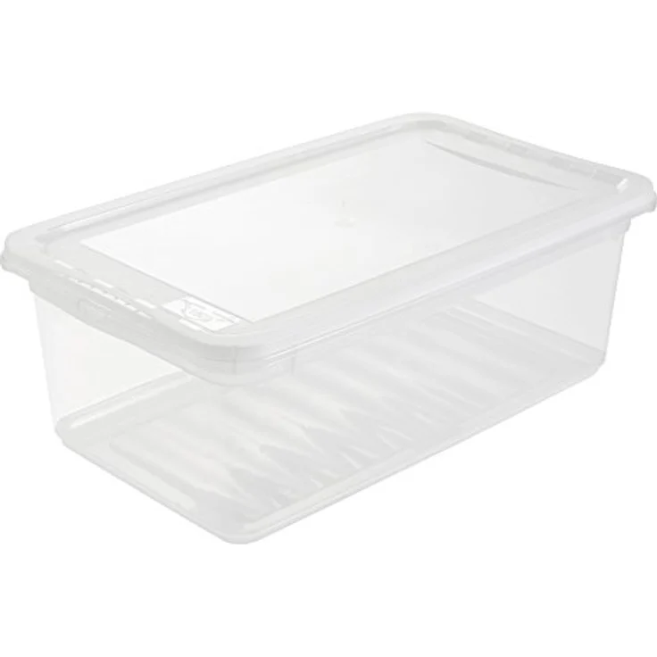keeeper Aufbewahrungsbox mit Air Control System, 33 x 19,5 x 12 cm, 5,6 l, Bea, Transparent – Bild 2