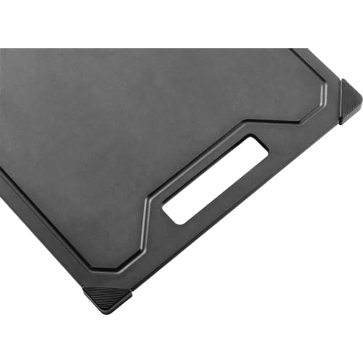 ZWILLING Schneidebrett 42 x 30 cm, Fiberholz mit Saftrille, rutschfest und spülmaschinengeeignet, Schwarz – Bild 3