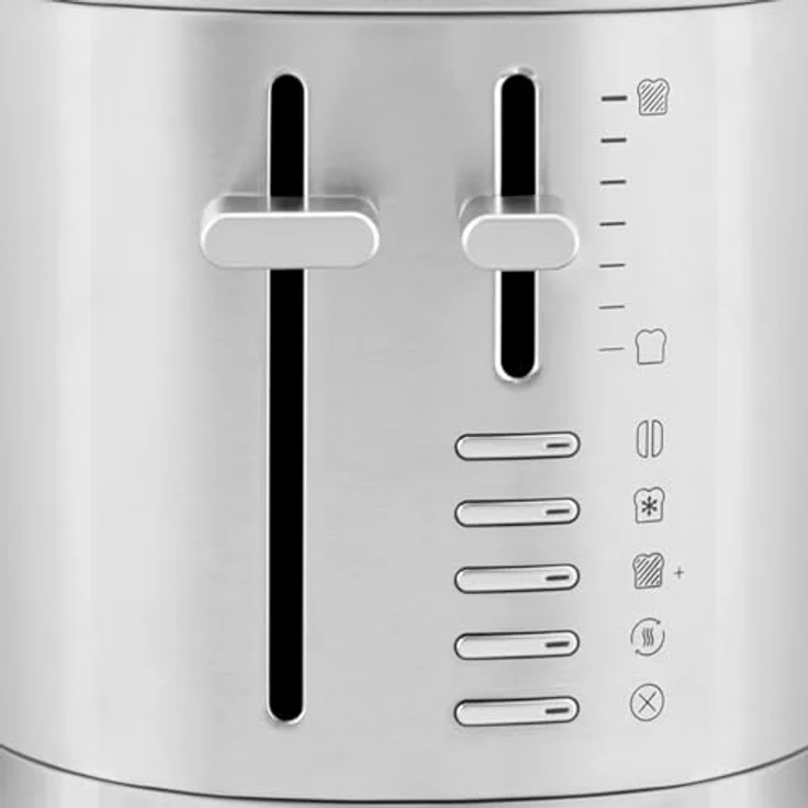 KitchenAid Toaster 5KMT2109ESX, Edelstahl, 2 Schlitze, 980 W, mit Bräunungsgrad-Regler und entnehmbarer Krümelschublade – Bild 4