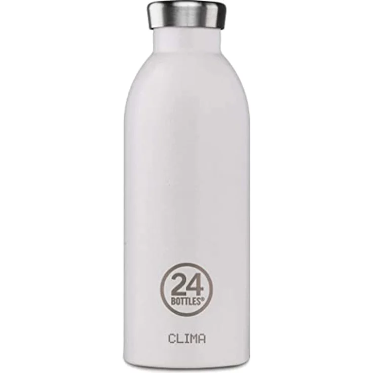 24Bottles, Clima Trinkflasche, 500 ml, Wasserflasche, 100% Edelstahl, wasserdicht, 12 H, warm und 24 Stunden, ideal für Fitnessstudio, Kinder und Sport, nachhaltige Wasserflasche – Bild 2