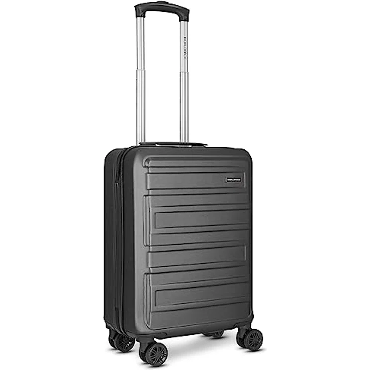 Worldpack New York 2.0 Handgepäck Koffer | Hartschalen Kabinentrolley mit 4-Rollen-System, arretierbarer Tragegriff und Zahlenschloss | 38 cm x 22 cm x 55 cm - 2,6kg – Bild 2