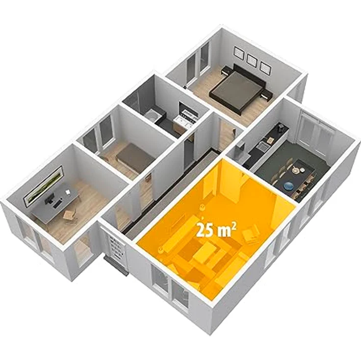 Tristar KA-5912 Campingartikel Elektroheizung (Konvektor) Konvektorheizung, Schwarz, Weiß, Konvektor – Bild 4