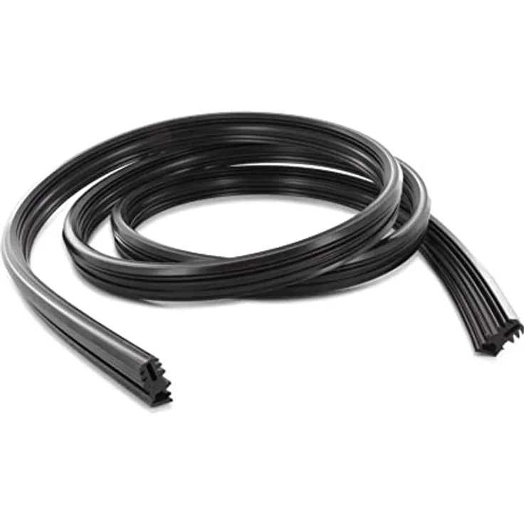 DL-pro Türdichtung dreiseitig 180cm für Bosch Siemens Neff 00263096, schwarze Gummidichtung für Geschirrspüler Modelle Avantixx Logixx Classixx Maxx Silence