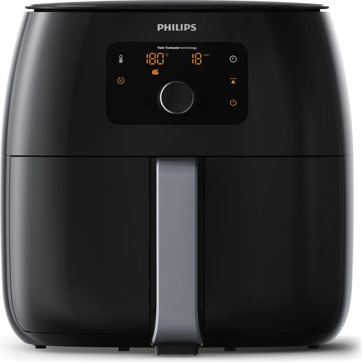 Philips HD9650-90 XXL Advance Premium Airfryer Heißluftfritteuse für 6 Personen, 7,3 Liter, schwarz – Bild 2