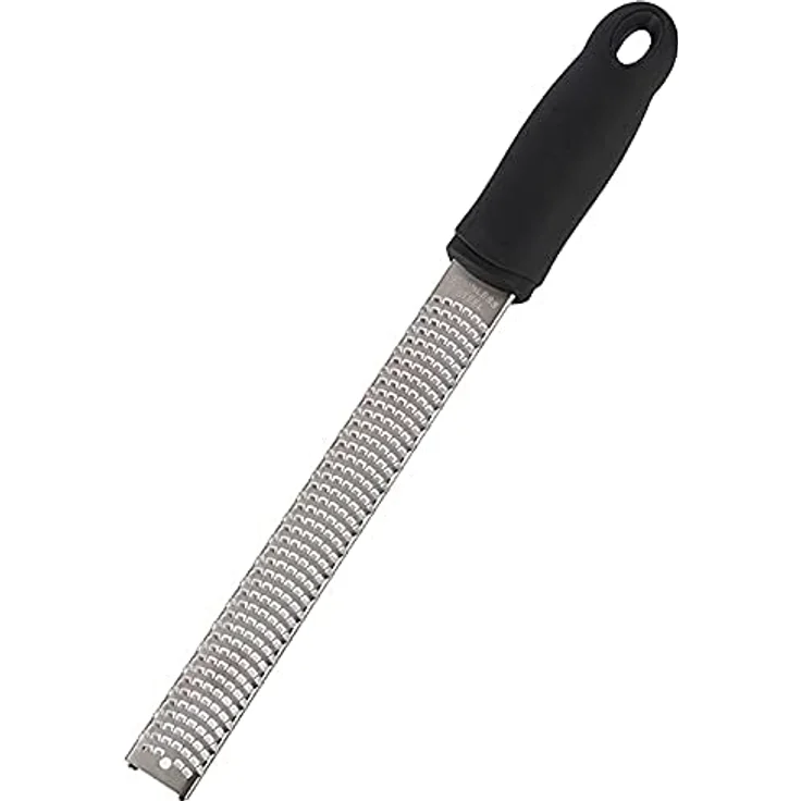 Buddy´s Blades - Premium Reibe, Gesamtlänge 32 cm, schmale Küchenreibe, Parmesanreibe, Ingwerreibe, Zestenreibe u.v.m, Edelstahl-Klinge inkl. Klingenschutz und Reinigungsbürste, spülmaschinenfest – Bild 2