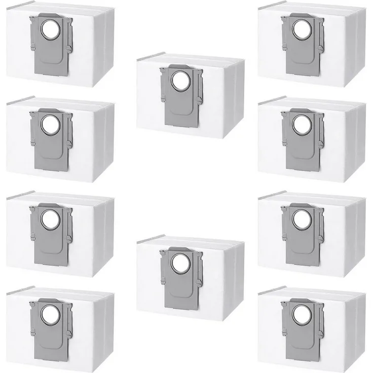 FELIXLEO Staubsaugerdüsen-Set 10 Stück Staubbeutel für Roborock S7 MaxV Ultra, Q7 Max, Q5+, hohe Saugleistung, einfache Installation