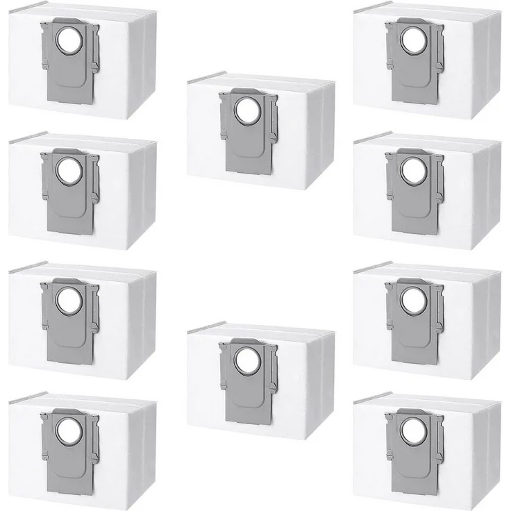 FELIXLEO Staubsaugerdüsen-Set 10 Stück Staubbeutel für Roborock S7 MaxV Ultra, Q7 Max, Q5+, hohe Saugleistung, einfache Installation