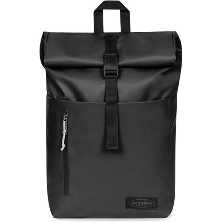 Eastpak UP ROLL, wasserabweisender Toploader-Rucksack mit gepolstertem Laptopfach, schwarz – Bild 1
