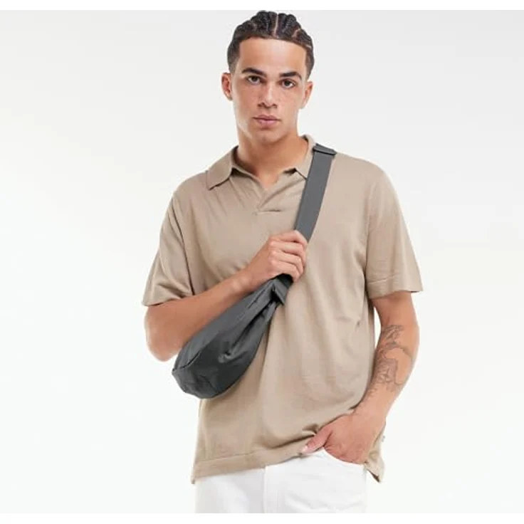 Got Bag Umhängetasche MOON BAG SMALL, Handliche Umhängetasche aus recycelten Materialien, blau – Bild 9