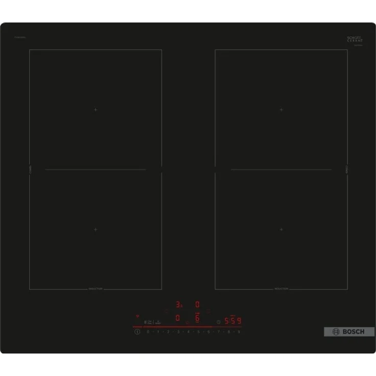 Bosch Hausgeräte BOSCH PVQ61RHB1E Induktionskochfeld, Schwarz
