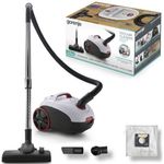 GORENJE Bodenstaubsauger VCE21SFWR, Beutel-Staubsauger 200 W HEPA Filter Weiß