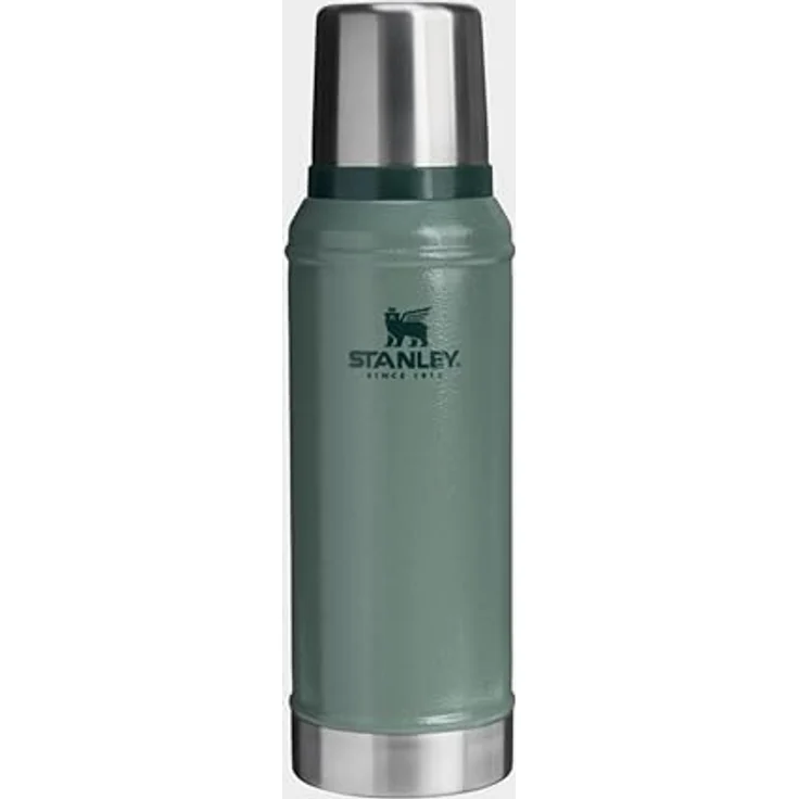 Stanley Classic Legendary Thermoskanne 0.94L, Edelstahl Isolierflasche – Hält 24 Stunden heiß oder kalt, BPA-frei, spülmaschinenfest, Deckel als Becher, Hammertone Green – Bild 2