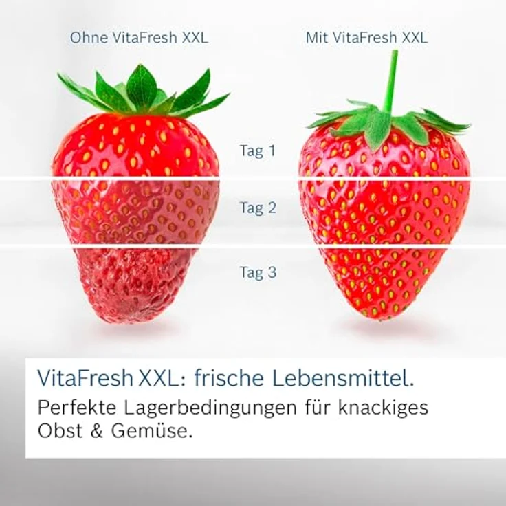 Bosch KGN49VICT Kühl-Gefrierkombination, freistehend, edelstahl mit Antifingerprint, NoFrost, Multi Airflow, 0-Grad-Zone, Schnellkühlen und -gefrieren, Breite 70 cm – Bild 4