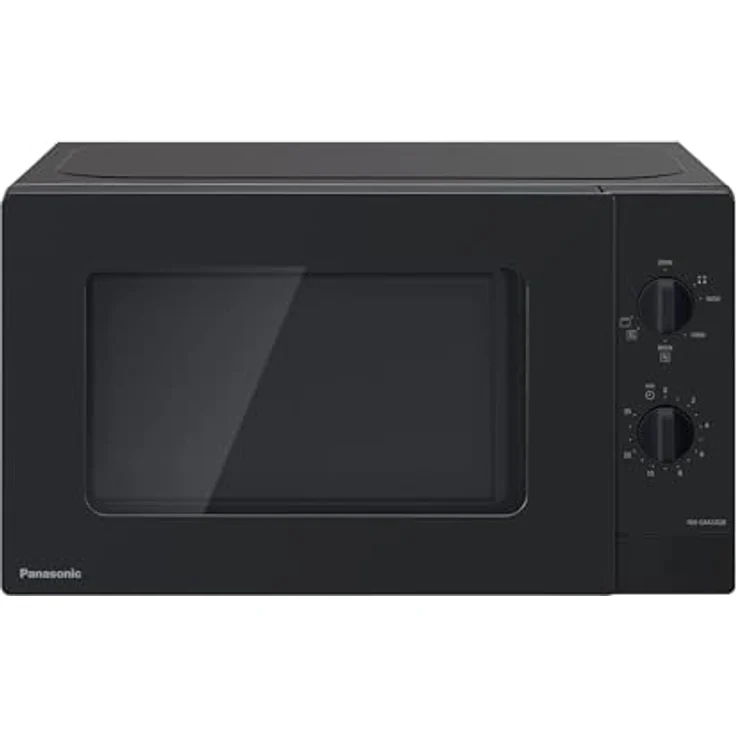 Panasonic NN-GM22QBEPG 20L Grill-Mikrowelle mit 800 W Mikrowellenleistung, 1000 W Grill, Quick 30 Funktion, Timer, Schwarz – Bild 1