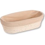 KESPER | Gärkörbchen, Material: Rattan, Textilfutter (abnehmbar), Maße: 28 x 15 x 8 cm, Farbe: Natur | 19632