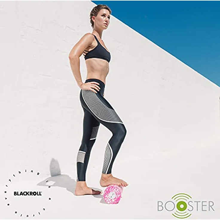 Blackroll Faszienrollen-Set Booster MED, Massagegerät mit Vibrationskern und EPP Rolle für sanfte Selbstmassage – Bild 4