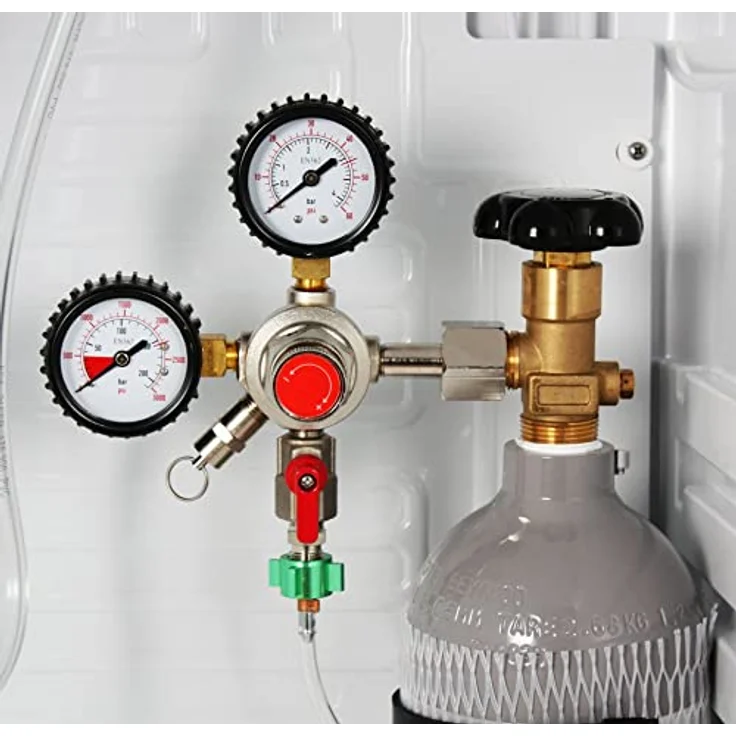 El Fuego Bierzapfanlage El Fuego® Bierfasskühler mit integrierter Zapfanlage, inkl. Gasflasche und Montageset – Bild 7