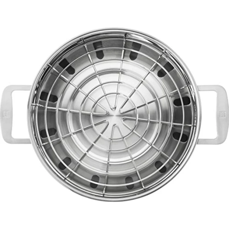 ZWILLING Plus Räuchertopf 33 cm, Edelstahl, Silber, fettfreies Räuchern von Fisch, Fleisch und Gemüse – Bild 4