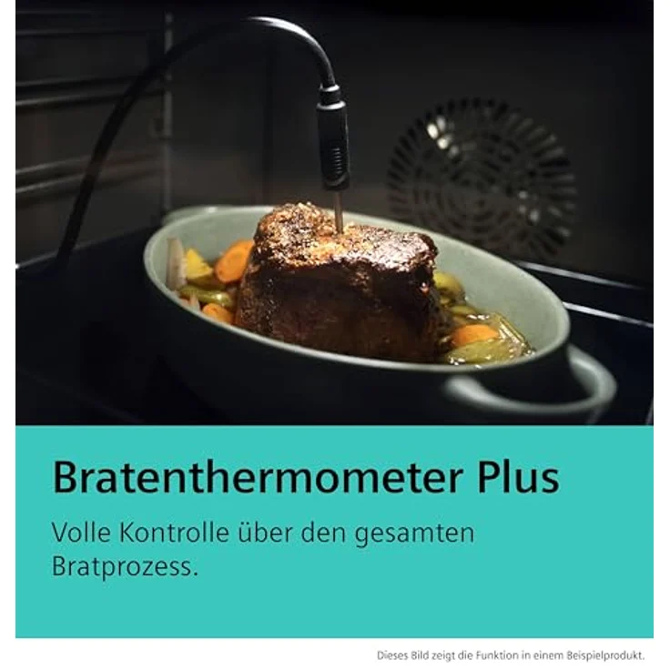 Siemens HB778G9B1 iQ700, Einbau-Backofen mit Bräunungssensor, Kamera und KI, Pyrolytische Selbstreinigung, TFT-Full-Touchdisplay, Schwarz, Edelstahl – Bild 4