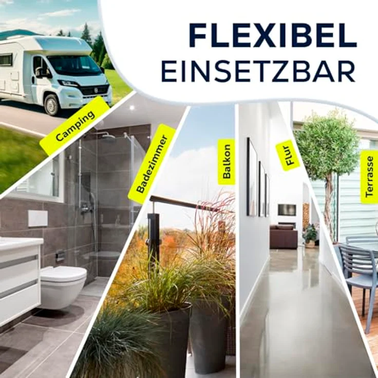 DS Produkte EASYmaxx Wäscheständer 112x125cm, platzsparend mit 16 ausziehbaren Armen in weiß/grau – Bild 9