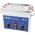 Emag Emmi-20HC Plus Ultraschallreiniger, 120 W, 2.6 l mit Heizung, Edelstahl, Silber