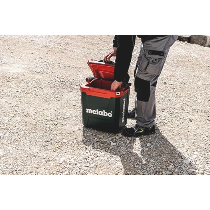 Metabo KB 18 BL SOLO Akku-Kühlbox, 28L, Warmhaltetemperatur, stapelbar, ohne Akku und Ladegerät, grün – Bild 3