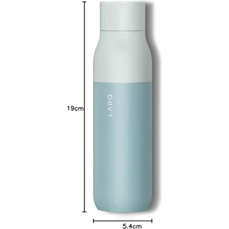 LARQ Trinkflasche selbstreinigend PureVis isoliert 500 ml Seaside mint – Bild 5